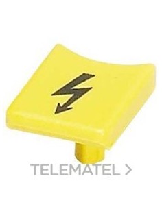 PLACA AVISO PARA BORNE RESORTE 35mm