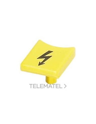 PLACA AVISO PARA BORNE RESORTE 35mm