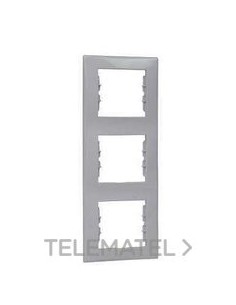 MARCO CON 3 ELEMENTOS VERTICALES BLANCO