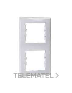 MARCO CON 2 ELEMENTOS VERTICALES BLANCO