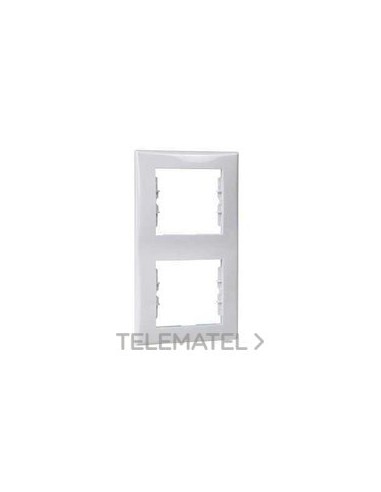 MARCO CON 2 ELEMENTOS VERTICALES BLANCO