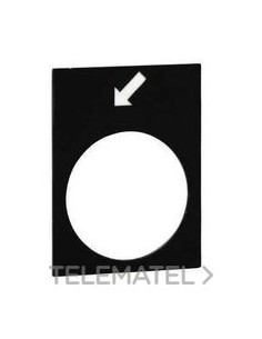 ETIQUETA 30x40mm BLANCO INICIAR ALARMA