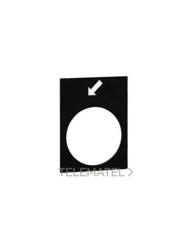 ETIQUETA 30x40mm BLANCO INICIAR ALARMA