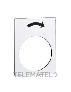 ETIQUETA 30x40mm BL ROTACIÓN DCHA.PV