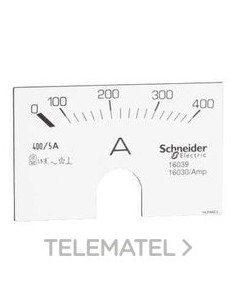 ESCALA 0-400A PARA AMPERÍMETRO