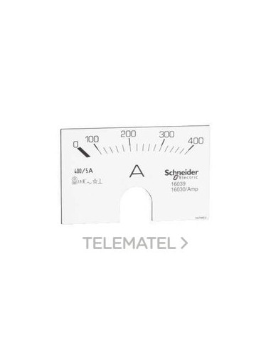 ESCALA 0-400A PARA AMPERÍMETRO