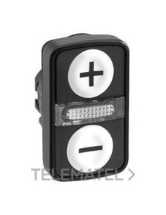 CABEZA PULS.DBL.PLAST.NG/BL+/-IP66