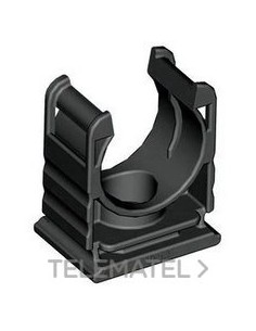 SOPORTE RQH POLIAMIDA TUBOS Pg48 NEGRO