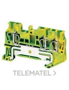 BORNE CX.REST.TIERRA 3 PT.2,5mm² VD/AM.