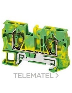 BORNE CX.REST.TIERRA 2 PT.6mm² VD/AM.