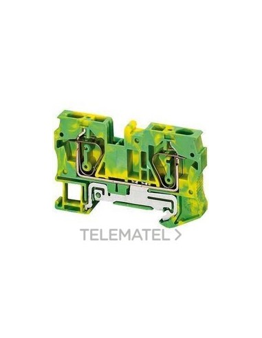 BORNE CX.REST.TIERRA 2 PT.6mm² VD/AM.