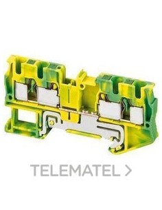 BORNE CX.PUSH-IN TIERRA 4 PT.4mm