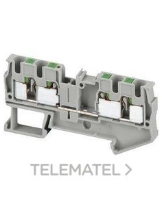 BORNE CX.PUSH-IN 4 PT.4mm² GR