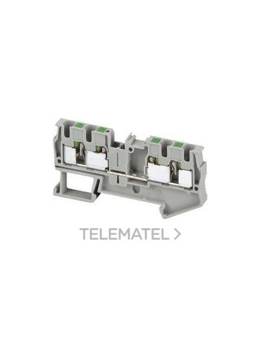 BORNE CX.PUSH-IN 4 PT.4mm² GR