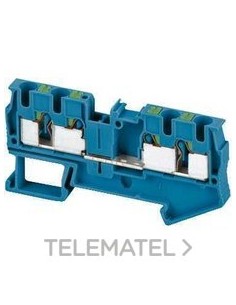 BORNE CX.PUSH-IN 4 PT.4mm² AZ