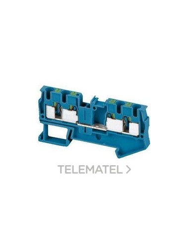 BORNE CX.PUSH-IN 4 PT.4mm² AZ