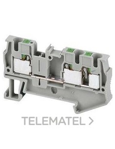 BORNE CX.PUSH-IN 3 PT.4mm² GR