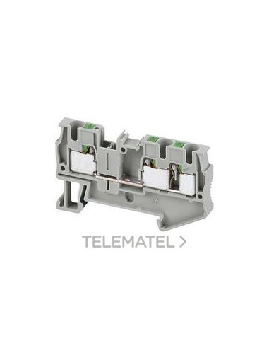 BORNE CX.PUSH-IN 3 PT.4mm² GR