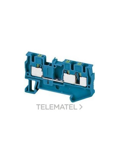 BORNE CX.PUSH-IN 3 PT.4mm² AZ