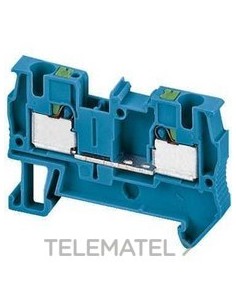 BORNE CX.PUSH-IN 2 PT.4mm² AZ