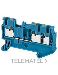 BORNE CX.PUSH-IN 3 PT.2,5mm² AZ