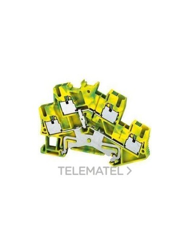 BORNE CX.PUSH-IN 2 PT.TIERRA 4P