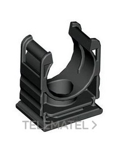 SOPORTE RQH POLIAMIDA TUBOS Pg29 NEGRO