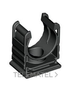 SOPORTE RQH POLIAMIDA TUBOS Pg13,5 NEGRO