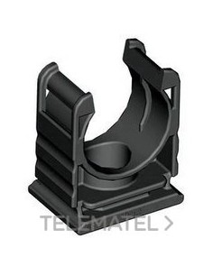 SOPORTE RQH POLIAMIDA TUBOS Pg13,5 GRIS