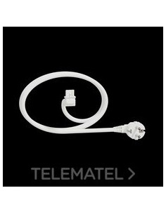 CONEXIÓN 10mx2,5mm 90° BLANCO