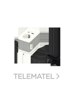 BASE ESCRITORIO S SCHUKO USB C BL GR