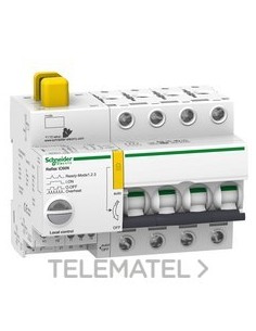 INT.RÉFLEX iC60N TI24 10A 4P CURVA-D