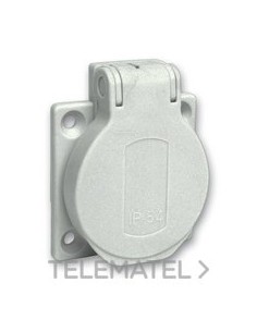 BASE 10/16A 2P+TT APRIETE LAT.50x50 GR