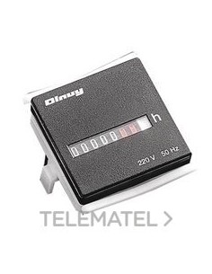 CUENTAHORAS TRASCUADRO 46x46 12-48Vcc