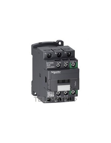 CONTACTOR 3P 9A 100-250V AC/DC