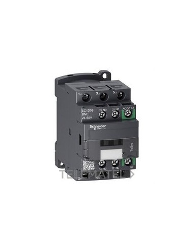 CONTACTOR 3P 9A 24-60V AC/DC