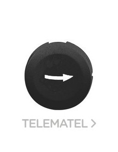 CAPSULA REDONDA FLECHA DERECHA NEGRA