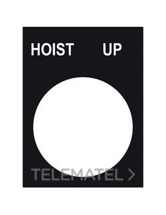 ETIQUETA 30x40mm "HOIST UP"