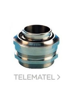 RACOR TUBODIX M63x1,5 LATÓN NIQUELADO