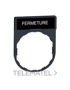 PORTAETIQUETAS FRONTAL CERRAR