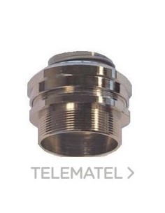 RACOR TUBODIX M63x1,5 LATÓN NIQUELADO