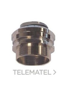 RACOR TUBODIX M25x1,5 LATÓN NIQUELADO