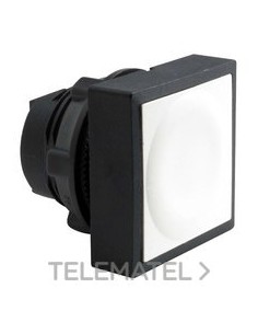 CABEZA PULSADOR RASANTE CUADRADO BLANCA