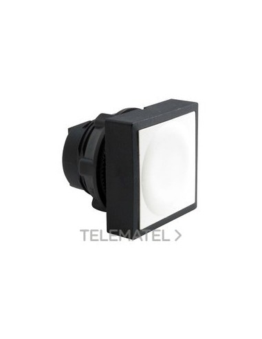 CABEZA PULSADOR RASANTE CUADRADO BLANCA