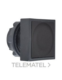 CABEZA PULSADOR RASANTE CUADRADO NEGRA