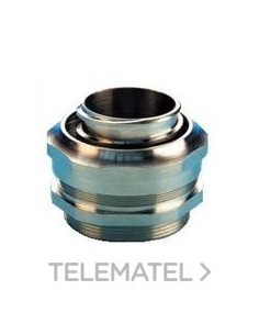 RACOR TUBODIX M25x1,5 LATÓN NIQUELADO