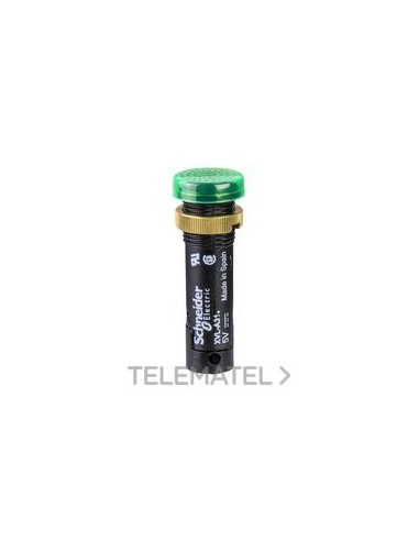 PILOTO LED 12mm 5V VERDE