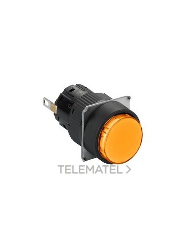 PILOTO REDONDO NARANJA LED 24V