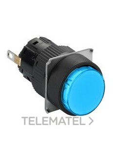 PILOTO REDONDO AZUL LED 24V