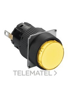 PILOTO REDONDO AMARILLO LED 24V